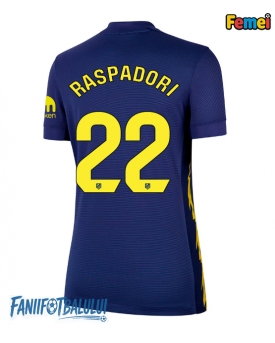 Atletico Madrid Giacomo Raspadori #22 Tricou Fotbal Replică 2025-26 Femei Deplasare